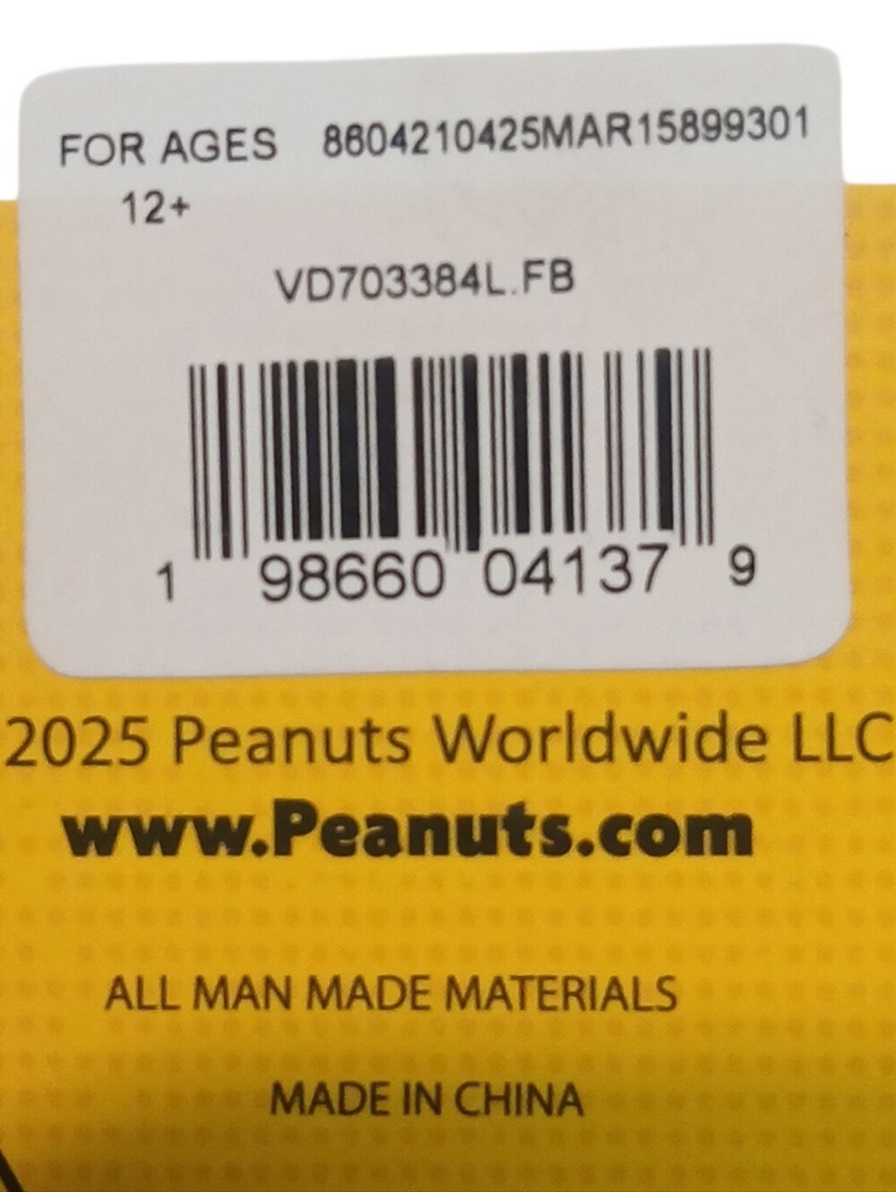 Peanuts- New In Package Snoopy Hair Clip - Black, Yellow, Orange. Age 12 + - Picture 5 of 8